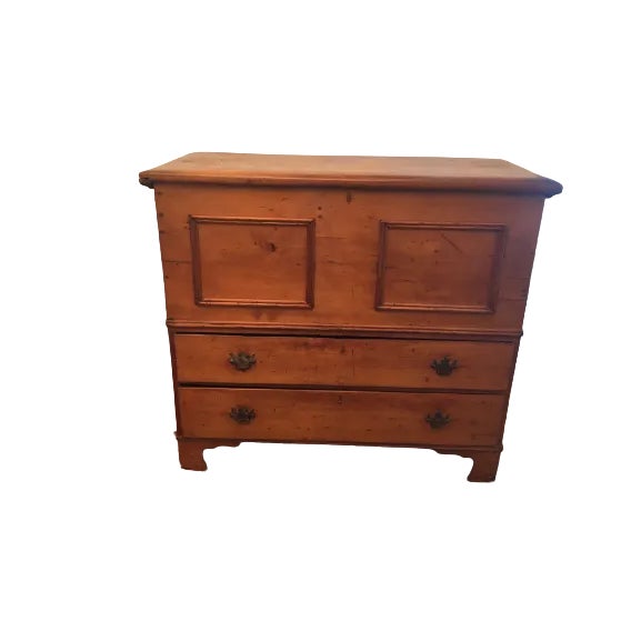 Antique Pine Blanket Chest With Drawers, 19th Century, Possibly Southern Pine For Sale - Image 12 of 12