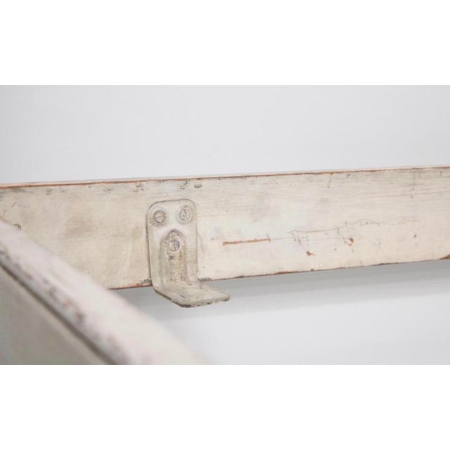 Wood Late 19th Century Empire Style Swedish Gustavian Painted Wood Swan Figural Daybed For Sale - Image 7 of 11