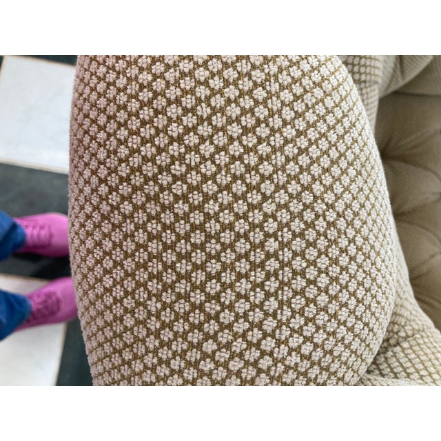 Custom Wilson Bell Rolled Armed Club Chairs For Sale - Image 6 of 7