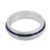 1920s Lugano Sapphire 18k White Gold Eternity Band, Size 10.5 For Sale - Image 4 of 7