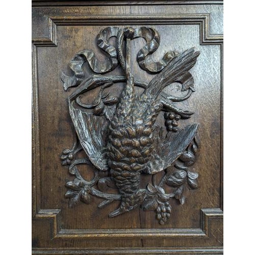 Large 19th Century Oak Hunting Buffet For Sale - Image 10 of 14
