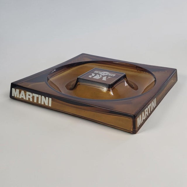 Glass Trinket Dish from Martini Advertising, 1970s For Sale - Image 3 of 6