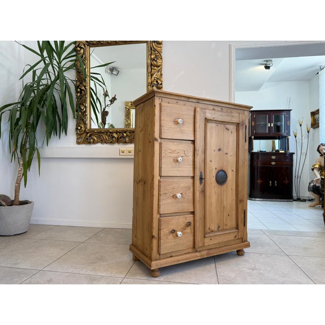 Biedermeier Bread Cupboard For Sale - Image 14 of 17