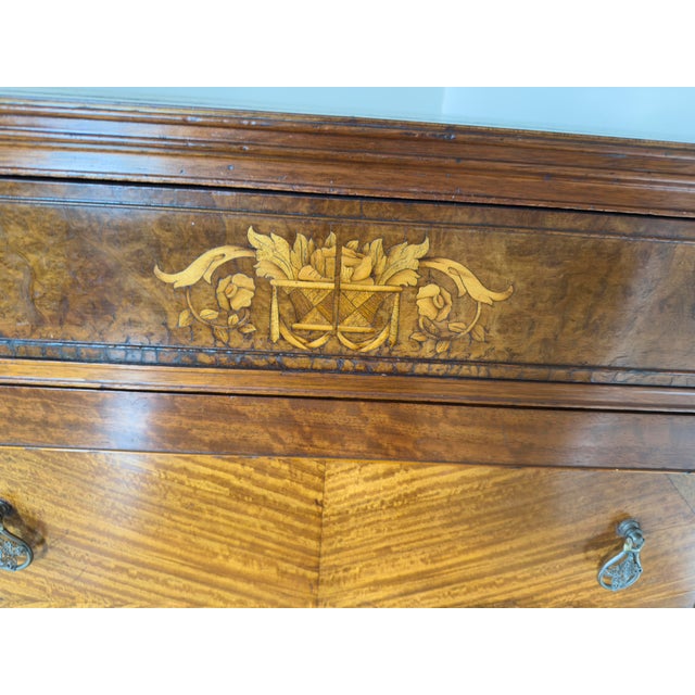 Late 19th Century American Federal / Sheraton Style Tall Chest of Drawers For Sale - Image 9 of 11