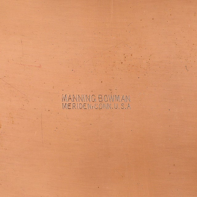 Art Deco Copper Box With Teak Handle Signed Manning Bowman For Sale - Image 12 of 12