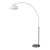 1960s Nova of California Morelli Nickel Floor Lamp - Mid Century, Oval Lucite Shade, Black Nickel Finish, Modern Fixure Lamp For Sale