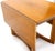 Mid-Century Modern Midcentury Light Walnut Drop Leaf Expandable Dining Table, Three Leafs Boards For Sale - Image 3 of 13