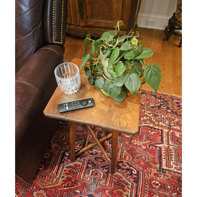 Antique Arts and Crafts Side Table For Sale - Image 4 of 14