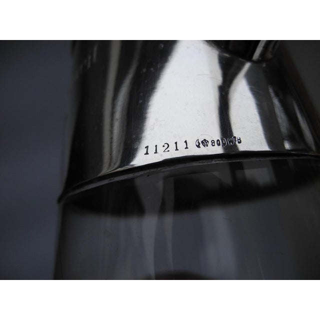 800 Silver Wine Decanters by Wilhelm Binder, 1890s, Set of 2 For Sale - Image 10 of 18