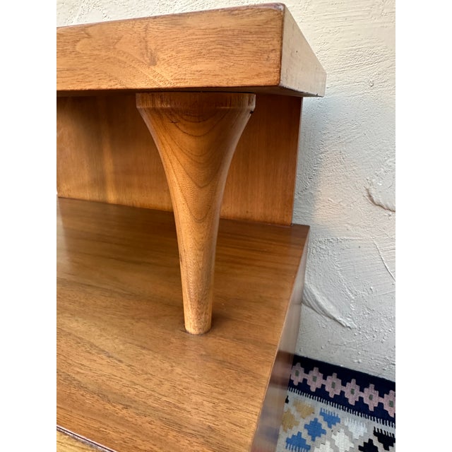 Mid-Century Modern 1960s Kent Coffey the Elegante Nightstand With Drawer For Sale - Image 3 of 12