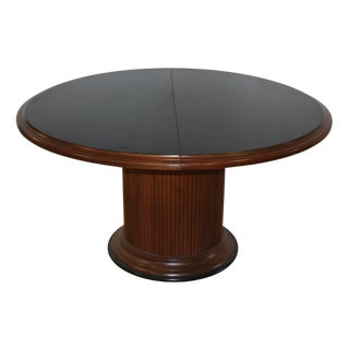 Art Deco Style Round Table by Grange, 1980 For Sale