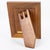 1980s House of Gucci Fine-Grain Exotic Wood Picture Frame, Italy, circa 1980 For Sale - Image 5 of 9