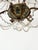 Glass Louis XVI Glass Chandelier with Pearl Garland and Painted Sheet Metal For Sale - Image 7 of 18