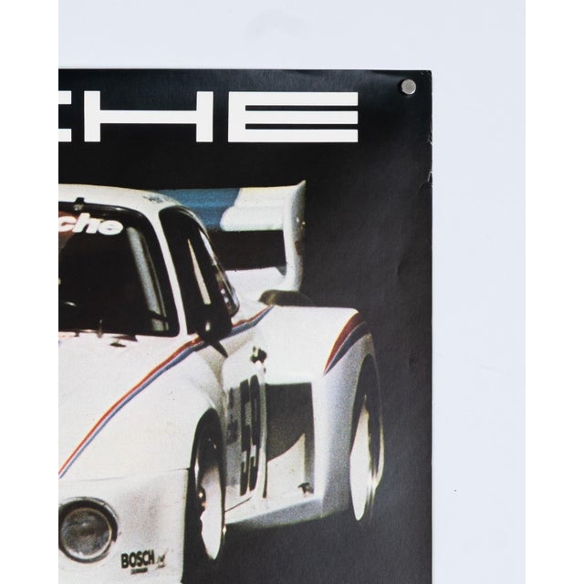1970s Original Porsche Poster by Strenger Advertising Agency For Sale - Image 5 of 9
