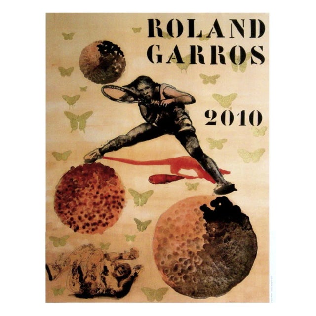 2010 Malini Nalini Roland Garros Poster For Sale