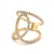 2010s Diamond Ring 14k Gold 0.85 TCW 7.02 Grams Certified, Size 6.5 For Sale - Image 5 of 11