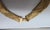 Gold Vintage Signed Napier Goldtone Collar Necklace For Sale - Image 8 of 8