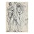 1953 James Bone Dance Mid-Century Modern Drawing For Sale