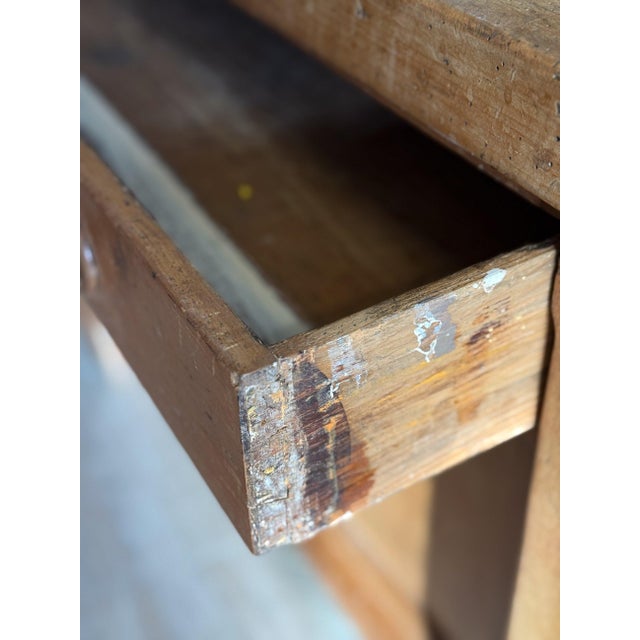 Monumental Antique English Pine Sideboard For Sale In Denver - Image 6 of 7