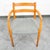 Brown Mid Century Danish Modern Dining Chair Niels j.l Moller #67 Oak Denmark Armchair For Sale - Image 8 of 12