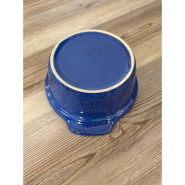 Cerutil Stoneware of Portugal Blue Casserole Dish For Sale - Image 9 of 11