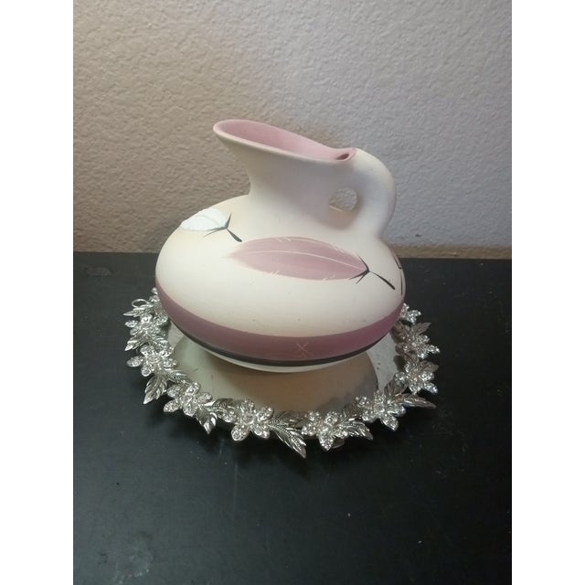 Gorgeous Signed Sioux Tribal Feather Pottery Squat Pitcher For Sale In Dallas - Image 6 of 6