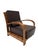Vintage French Art Deco Lounge Chairs with Leather Cushions, 1930s, Set of 4 For Sale - Image 9 of 11