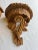 Antique Italian Rococo Revival Hand Carved Solid Wood Wall Shelves, a Pair For Sale - Image 4 of 12