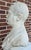 Late 19th Century Antique French Signed Felix Desruelles Marble Bust Sculpture Hand Carved Life Size For Sale - Image 5 of 7