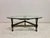 Mid-Century Modern Wrought Iron and Leather Coffee Table by Jean-Pierre Ryckaert, 1960s For Sale - Image 3 of 11