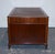 Burgundy Embossed Leather Top Twin Pedestal Desk from Globe Wernicke For Sale - Image 15 of 18