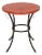 Faux Painted Marble Top Iron Table For Sale