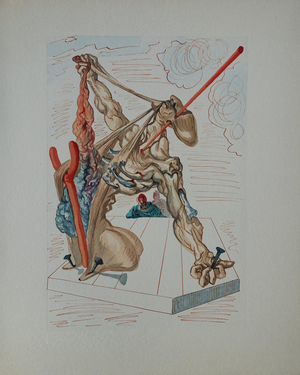 Salvador Dali, Les falsificateurs, Etching