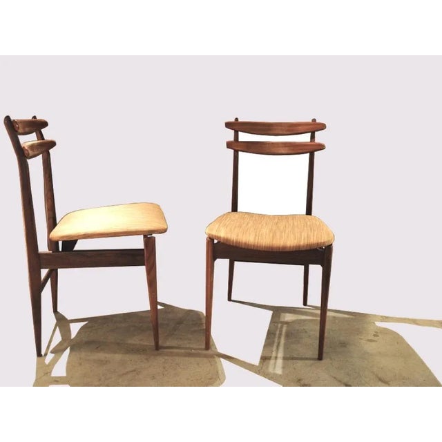 Mid-Century Modern Side Chairs by AMMA Studio, 1960s, Set of 4 For Sale - Image 3 of 7
