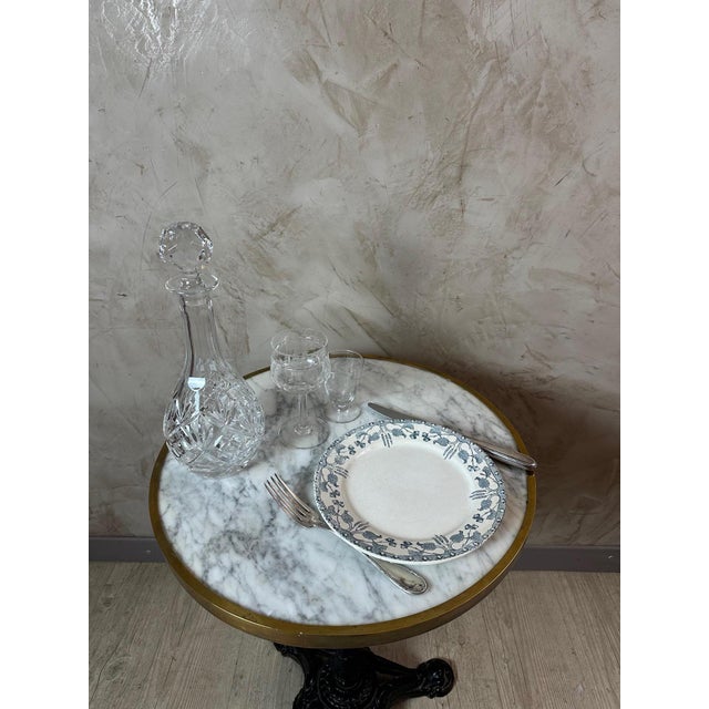 Crystal Glasses, 1930, Set of 10 For Sale - Image 4 of 13