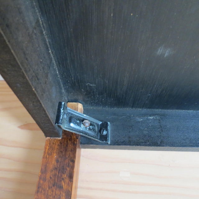 Campaign Coffee Table World Atlas Map from Maison Jansen, 1970s For Sale - Image 6 of 18