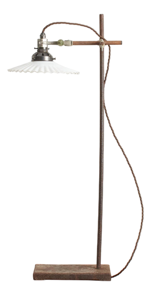 French Lab Stand Desk Lamp, 1930s