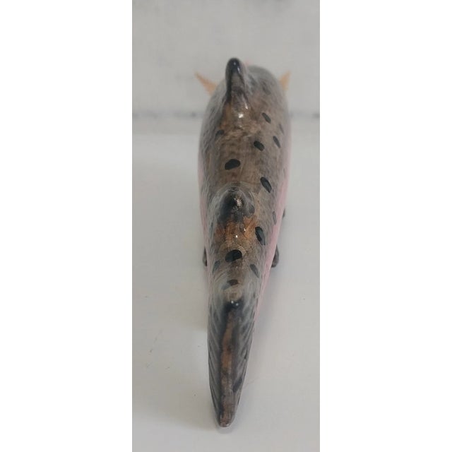 Mid-Century Modern Vintage MCM Jay Willfred Andrea by Sadek Portugal Fish Figurine- Set of 2 For Sale - Image 3 of 8