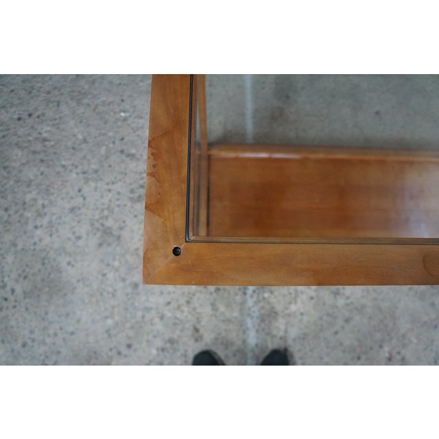 Late 20th Century Late 20th Century Model Ship Glass Display Case Art Gallery Shop Showcase Vitrine Cabinet 48" For Sale - Image 5 of 15
