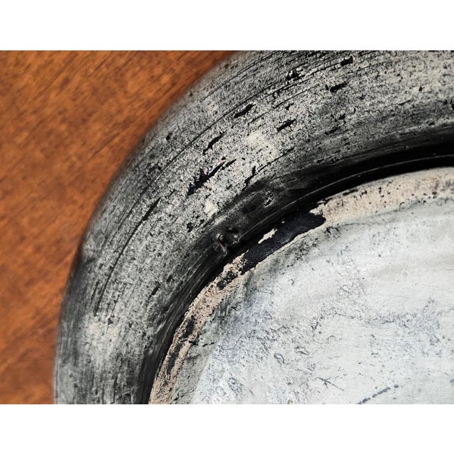 Ceramic Mid-Century Handmade Ceramic Wall Plate with Viking Designs from Arol, Norway, 1960s For Sale - Image 7 of 15