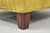 Vintage Traditional Mahogany Leg Green Upholstered Footstool Ottoman For Sale - Image 12 of 14