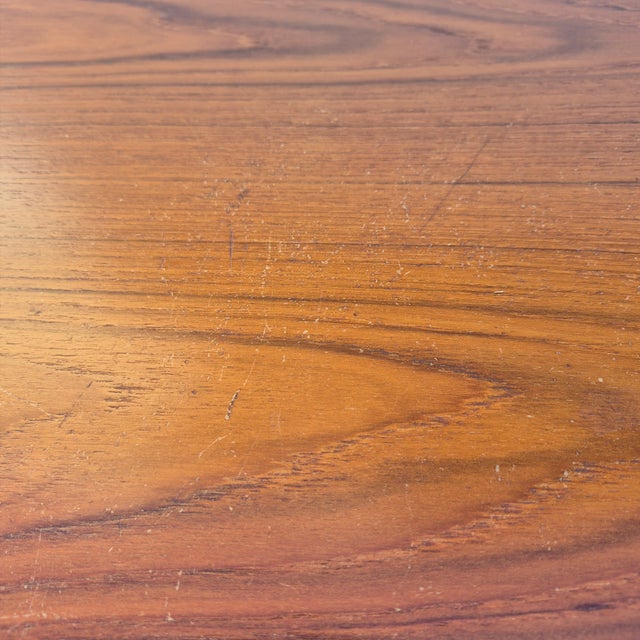 1970s Jesper International Danish Modern Rolling Teak Desk Work Table Cart For Sale In Washington DC - Image 6 of 14