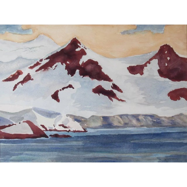 Artist: Bart Perry (American, 1906-1992) Title: Winter Landscape Year: Circa 1950 Medium: Watercolor Paper: Watercolor...