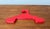 Mid-Century Modern German Red Space Age Coat Hanger, 1960s, Set of 3, in Very Good conditions. Designed 1960 to 1969