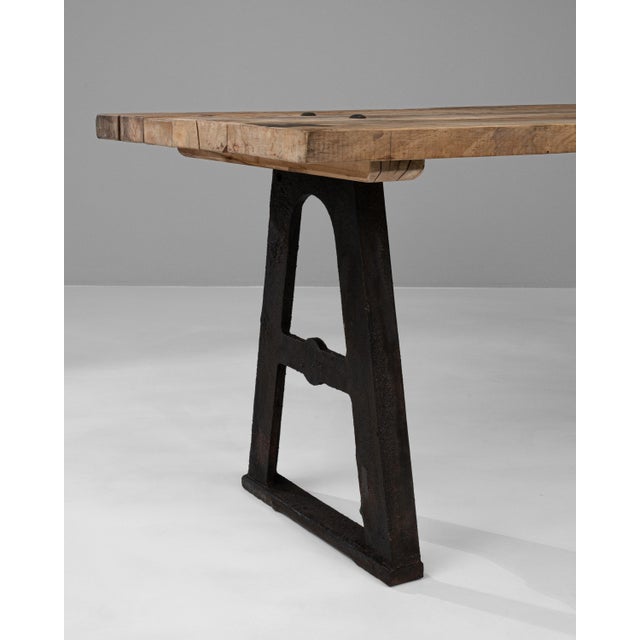 Early 20th Century French Industrial Table For Sale - Image 4 of 18