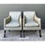 Rose Tarlow Vintage Rose Tarlow Melrose House “Sabre Leg” Lounge Chairs - A Pair For Sale - Image 4 of 12