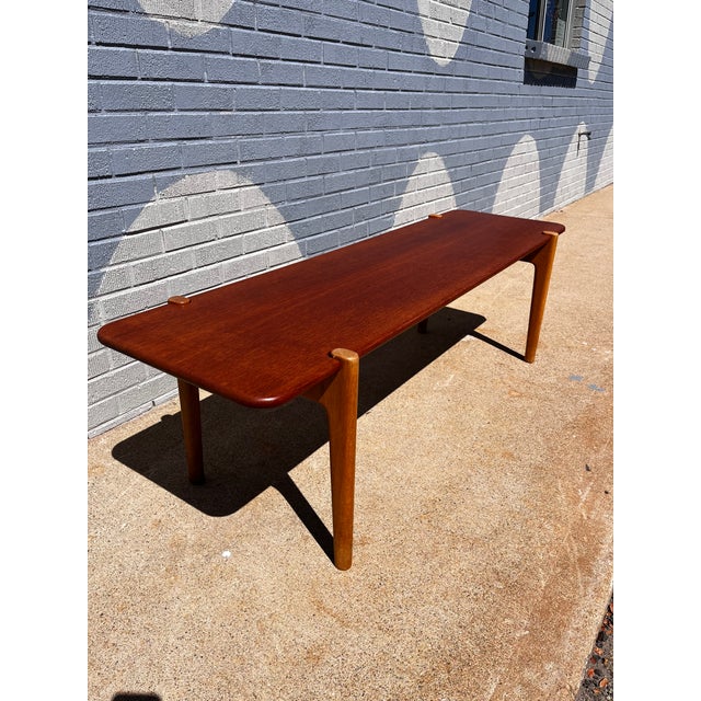 Hans Wegner AT-11 Teak Coffee Table for Andreas Tuck Beautiful Danish Mid-Century Modern AT-11 coffee table, designed by...