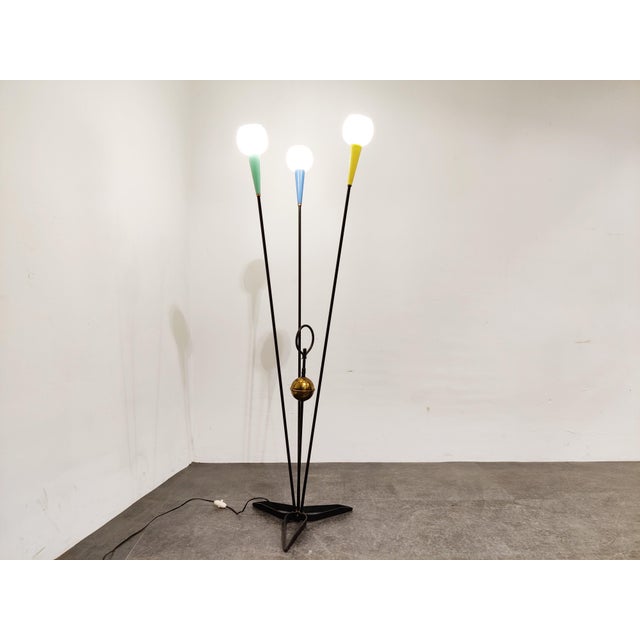 Mid-Century Floor Lamp, 1960s For Sale - Image 3 of 12