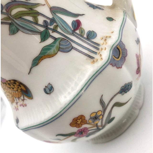 Vintage Haviland Golden Quail 20oz Pitcher Limoges France Aux Cailles