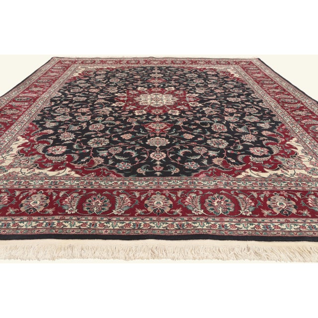 Chinese Vintage Chinese Tabriz Rug, 08'01 X 10'00 For Sale - Image 3 of 10